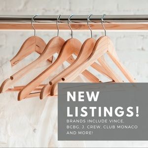 Lots of new listings in my closet!